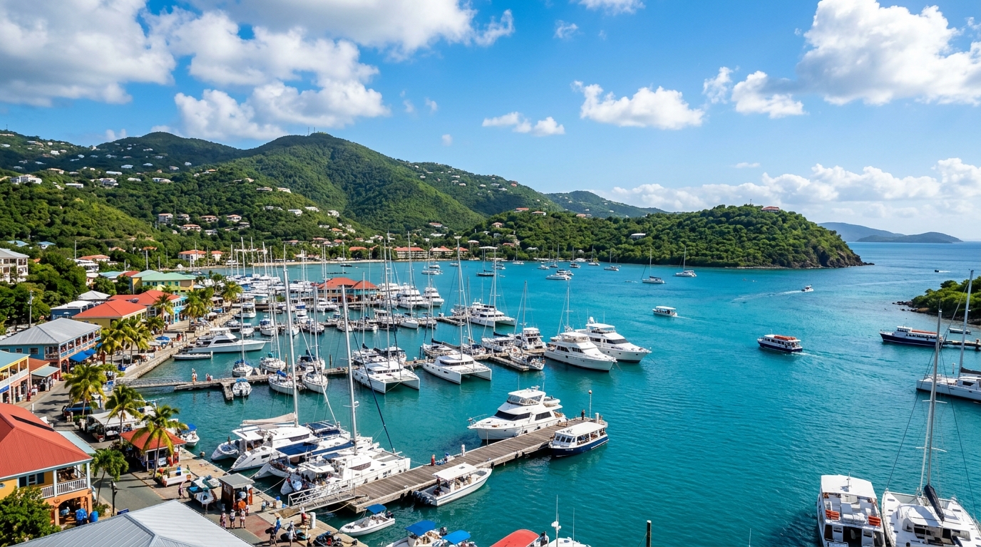 Red Hook Harbor and Marina in St. Thomas, USVI